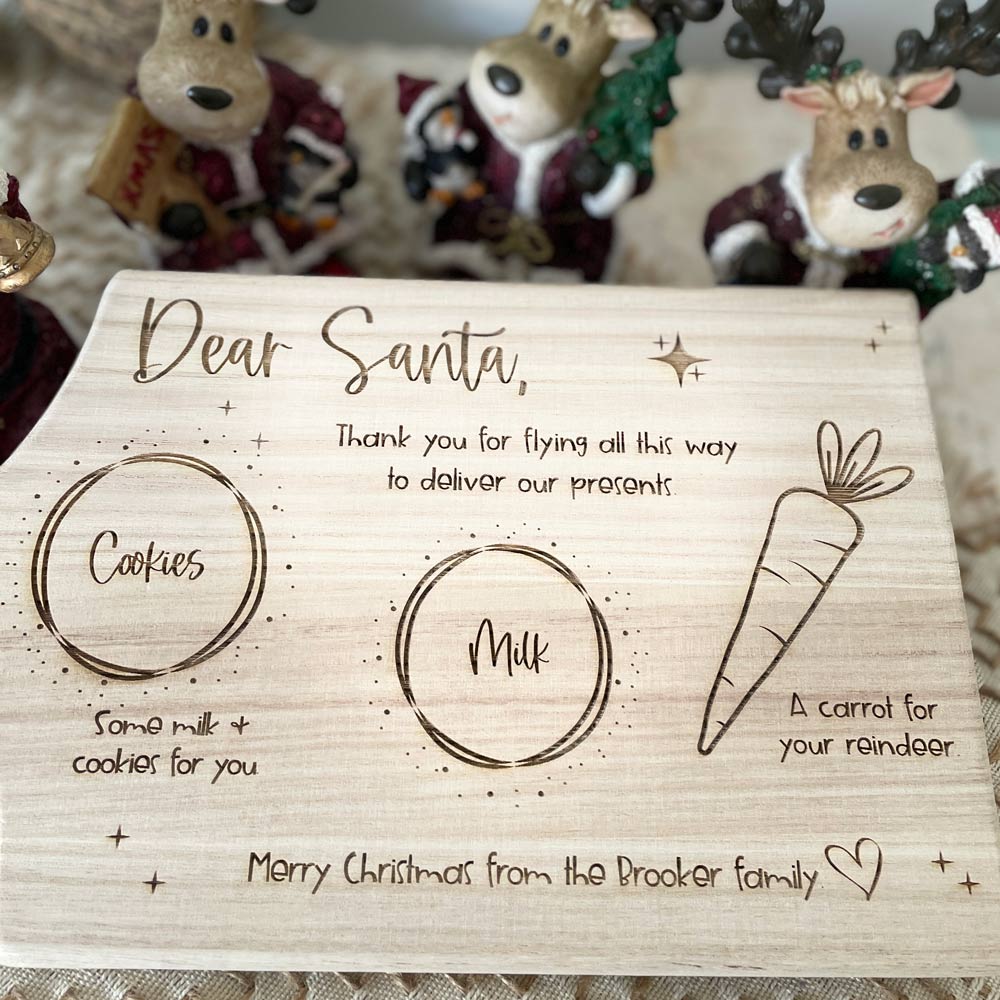 CHRISTMAS SANTA TRAY