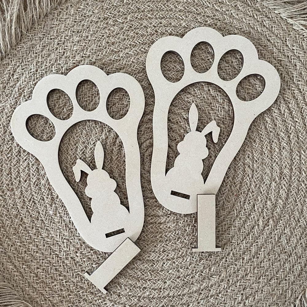 EASTER BUNNY FOOTPRINTS
