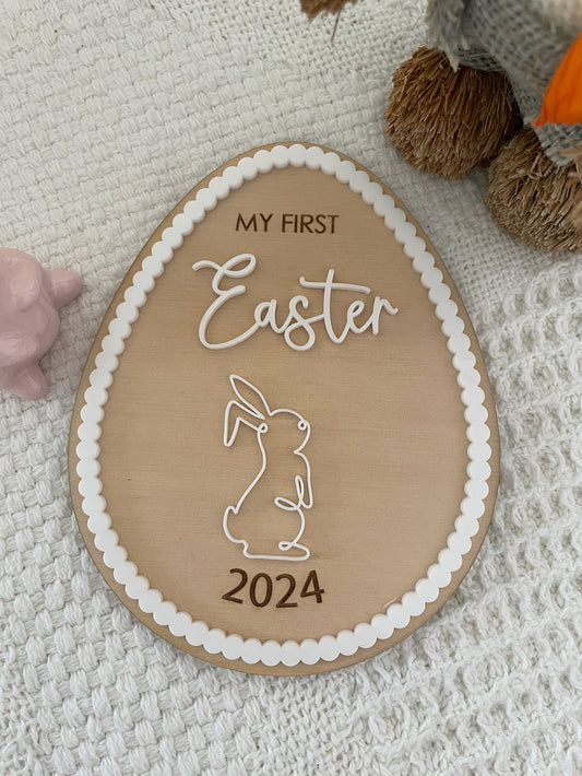 MY FIRST EASTER PLAQUE