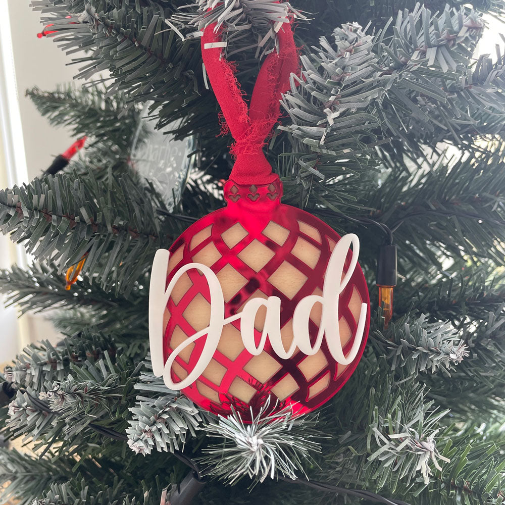 CHRISTMAS BALL ORNAMENT - PATTERN