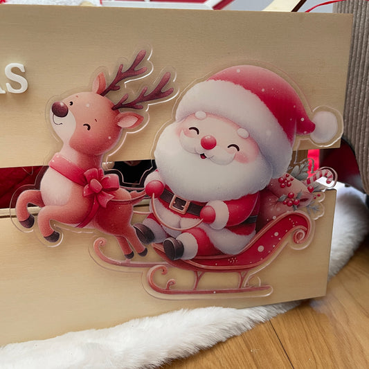 SANTA SLEIGH CHRISTMAS BOX