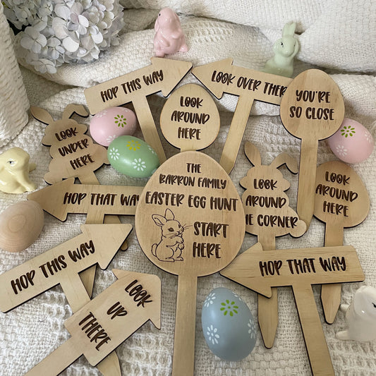 EASTER EGG HUNT SIGNS