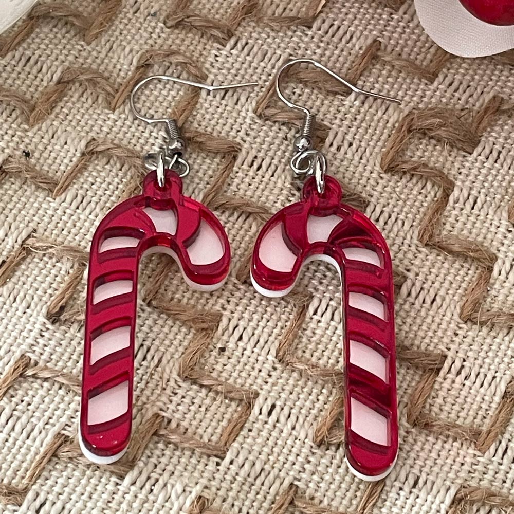 CHRISTMAS EARRINGS - CANDY CANE