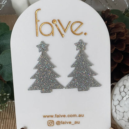 CHRISTMAS EARRINGS - TRADITIONAL CHRISTMAS TREE LARGE