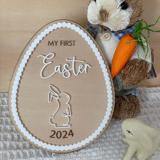 MY FIRST EASTER PLAQUE