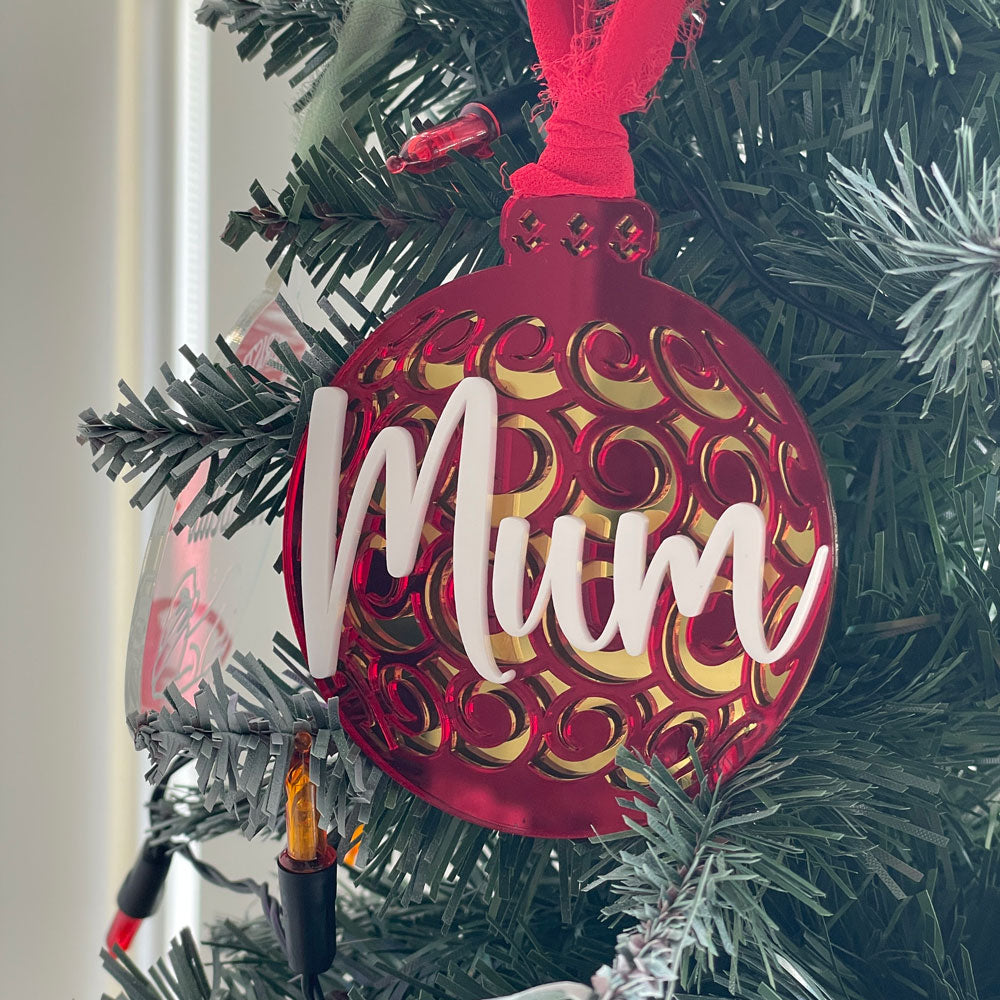 CHRISTMAS BALL ORNAMENT - PATTERN