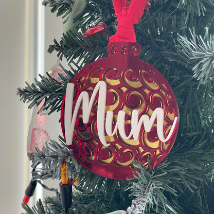 CHRISTMAS BALL ORNAMENT - PATTERN