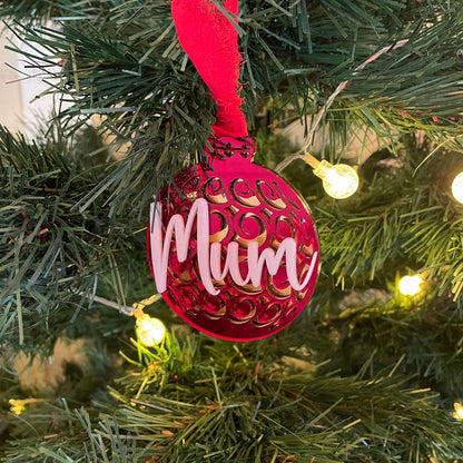 CHRISTMAS BALL ORNAMENT - PATTERN