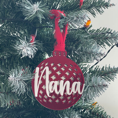 CHRISTMAS BALL ORNAMENT - PATTERN