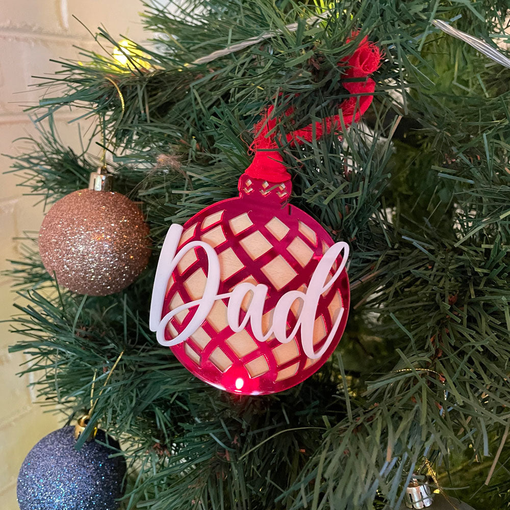 CHRISTMAS BALL ORNAMENT - PATTERN