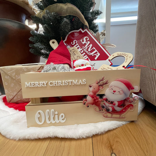 SANTA SLEIGH CHRISTMAS BOX