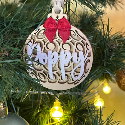 CHRISTMAS BALL ORNAMENT - PATTERN