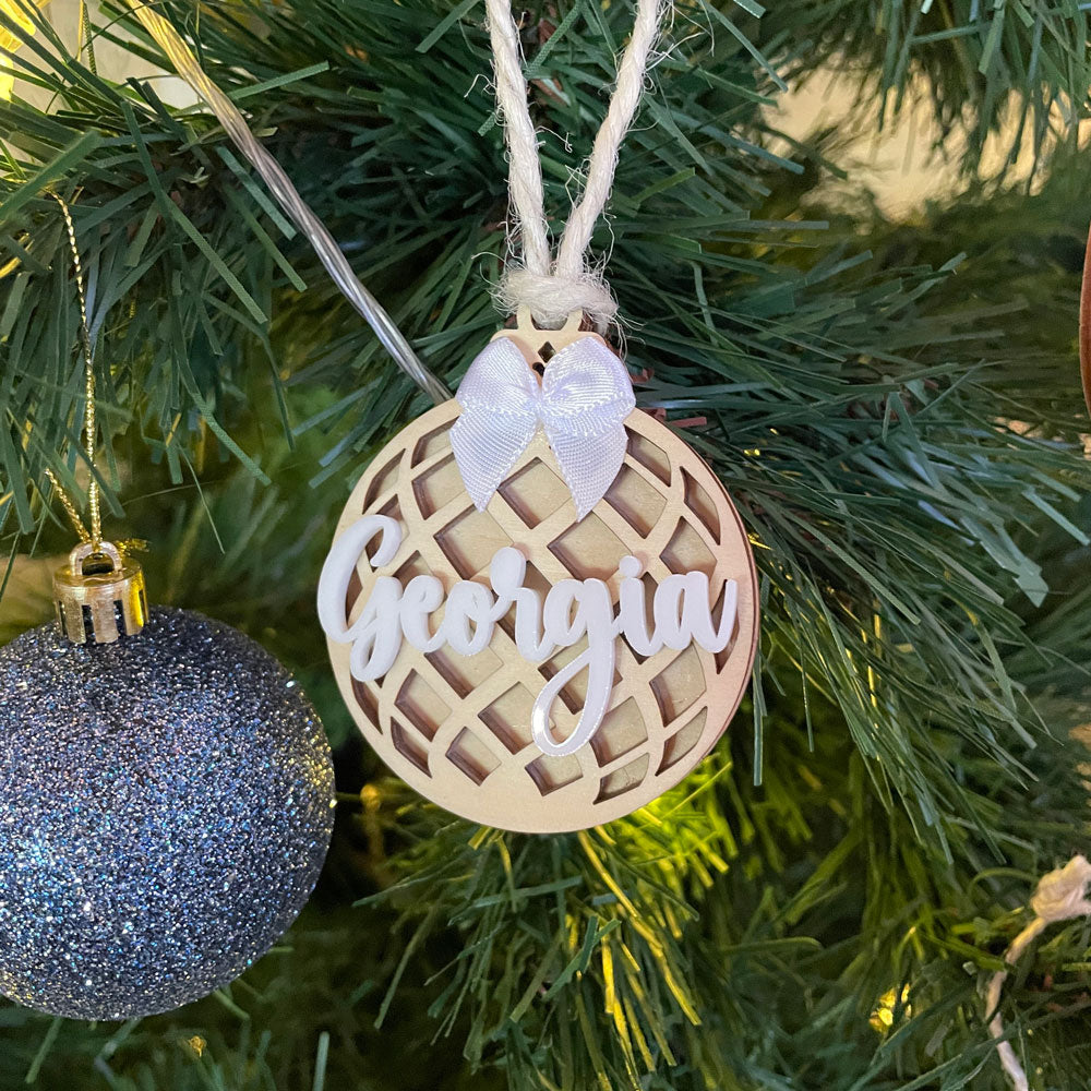CHRISTMAS BALL ORNAMENT - PATTERN