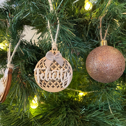 CHRISTMAS BALL ORNAMENT - PATTERN