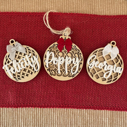 CHRISTMAS BALL ORNAMENT - PATTERN